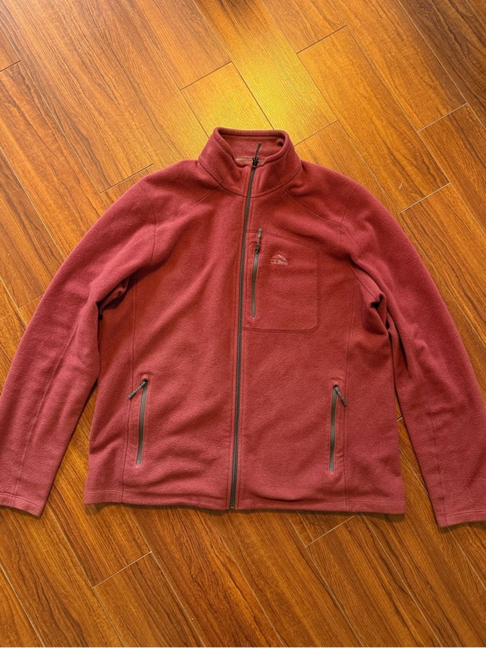 L.L.Bean Trail Fleece Full Zip Jacket Mens L
